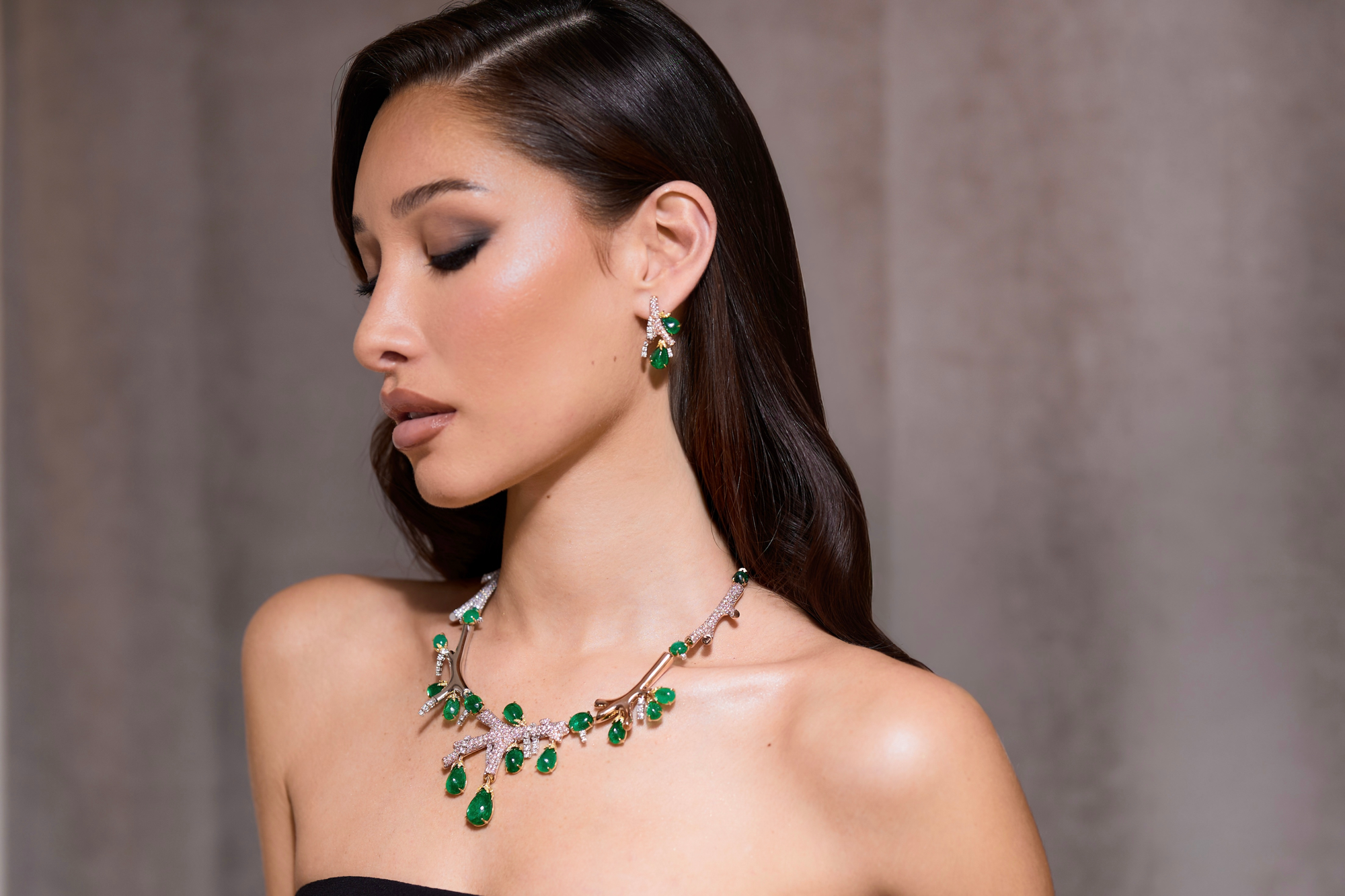 Enrico Serafini collections — emerald necklace